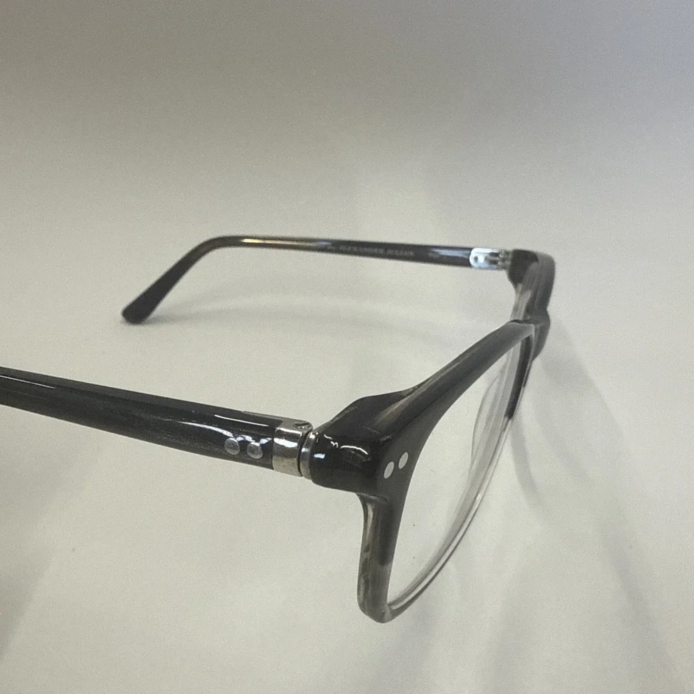 COLOURS BY ALEXANDER JULIAN FRAMES ONLY EYEGLASSES BLACK GRAY 53-17-145